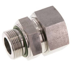 G 1 1/4'' Außengewinde x 38S Gerader Schneidring aus Edelstahl mit FKM-Dichtung 315 bar DIN 2353