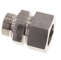 G 1 1/4'' Außengewinde x 38S Gerader Schneidring aus Edelstahl mit FKM-Dichtung 315 bar DIN 2353