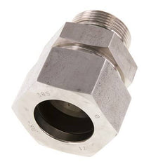 G 1 1/4'' Außengewinde x 38S Gerader Schneidring aus Edelstahl mit FKM-Dichtung 315 bar DIN 2353