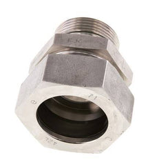 G 1 1/4'' Außengewinde x 42L Gerader Schneidring aus Edelstahl mit FKM-Dichtung 160 bar DIN 2353