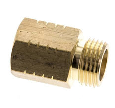 G 1/2'' x 1/2'' NPT M/F Reduzierring aus Messing 16 bar - Hydraulik