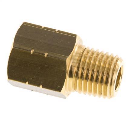 1/4'' NPT x G 1/4'' M/F Reduzierring aus Messing 16 bar - Hydraulik