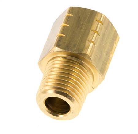 R 1/4'' x 1/4'' NPT M/F Reduzierring aus Messing 16 bar - Hydraulik