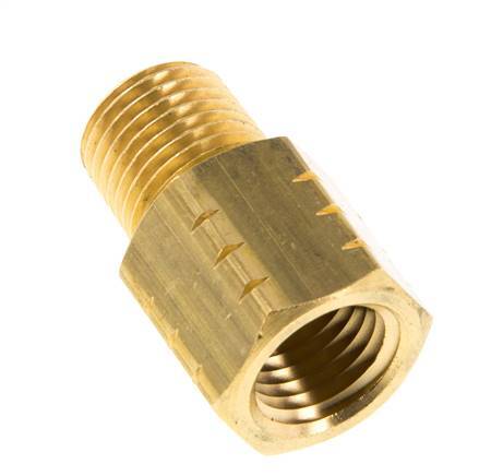 R 1/4'' x 1/4'' NPT M/F Reduzierring aus Messing 16 bar - Hydraulik