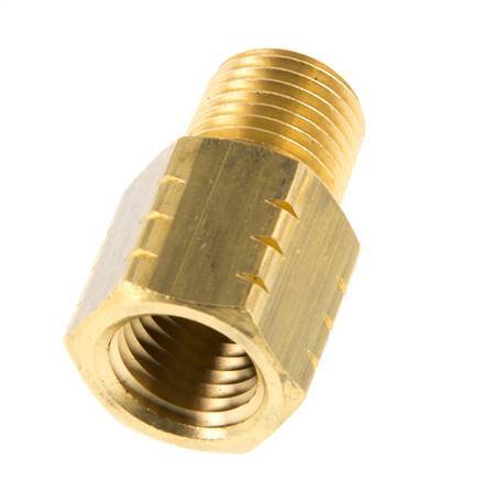 R 1/4'' x 1/4'' NPT M/F Reduzierring aus Messing 16 bar - Hydraulik