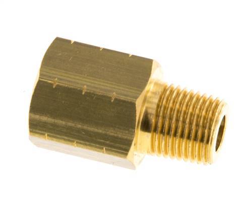 R 1/8'' x 1/8'' NPT M/F Reduzierring aus Messing 16 bar - Hydraulik
