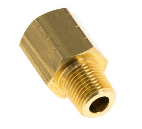R 1/8'' x 1/8'' NPT M/F Brass Reducing Ring 16 Bar - Hydraulic