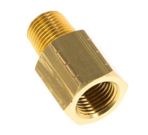 R 1/8'' x 1/8'' NPT M/F Brass Reducing Ring 16 Bar - Hydraulic