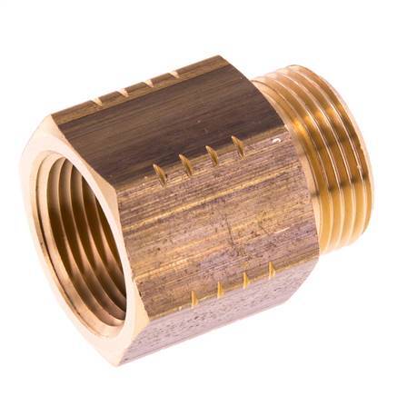 G 3/4'' x 3/4'' NPT M/F Reduzierring aus Messing 16 bar - hydraulisch