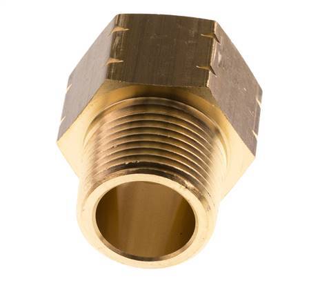 3/4'' NPT x G 3/4'' M/F Brass Reducing Ring 16 Bar - Hydraulic