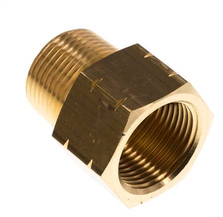 3/4'' NPT x G 3/4'' M/F Brass Reducing Ring 16 Bar - Hydraulic