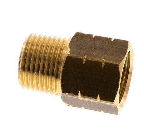 3/8'' NPT x G 3/8'' M/F Reduzierring aus Messing 16 bar - Hydraulik