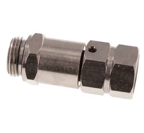 G 1/2'' M/F Nickel plated Brass Swivel Joint 10 Bar - High speed
