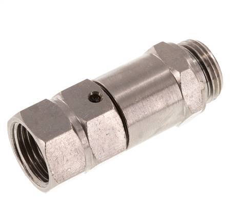 G 1/2'' M/F Nickel plated Brass Swivel Joint 10 Bar - High speed