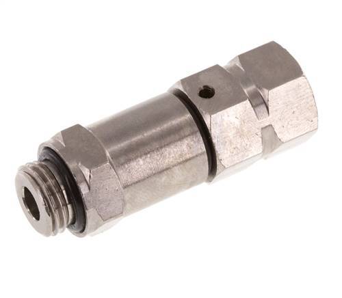 G 1/4'' M/F Nickel plated Brass Swivel Joint 10 Bar - High speed