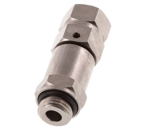 G 1/4'' M/F Nickel plated Brass Swivel Joint 10 Bar - High speed