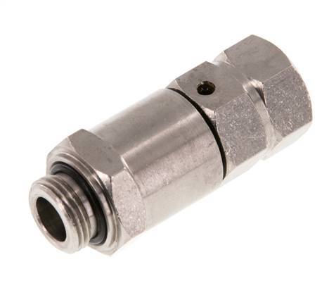 G 3/8'' M/F Nickel plated Brass Swivel Joint 10 Bar - High speed