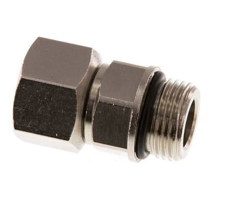 G 3/8'' M/F Nickel plated Brass Swivel Joint 15 Bar