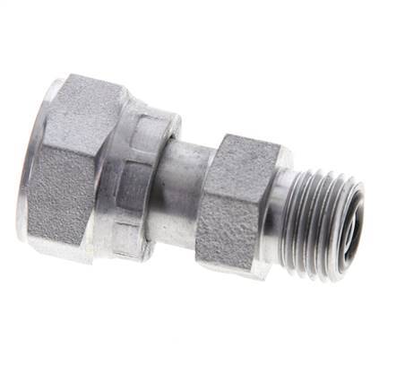 UN 11/16''-16 x UNF 9/16''-18 M/F Verzinkter Stahl Reduzieradapter ORFS 630 Bar - Hydraulisch