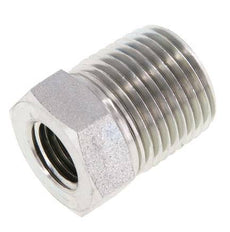 1/2'' NPT x 1/4'' NPT M/F Zinc plated Steel Reducing Ring 210 Bar - Hydraulic