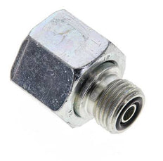 UN 13/16''-16 x UNF 9/16''-18 M/F Verzinkter Stahl Reduzieradapter ORFS 630 Bar - Hydraulisch