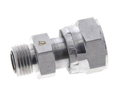 UN 13/16''-16 x UN 11/16''-16 M/F Verzinkter Stahl Reduzierstück ORFS 630 Bar - Hydraulisch