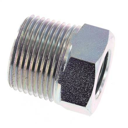 3/4'' NPT x 3/8'' NPT M/F Verzinkter Stahl Reduzierring 170 bar - Hydraulisch