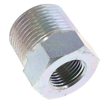 3/4'' NPT x 3/8'' NPT M/F Verzinkter Stahl Reduzierring 170 bar - Hydraulisch