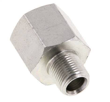 3/8'' NPT x 1/2'' NPT M/F Verzinkter Stahl Reduzierring 210 Bar - Hydraulik