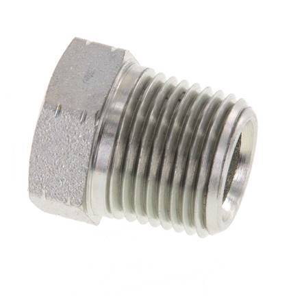 3/8'' NPT x 1/4'' NPT M/F Zinc plated Steel Reducing Ring 210 Bar - Hydraulic [2 Pieces]