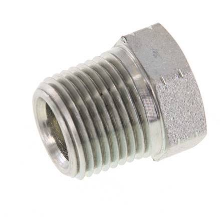 3/8'' NPT x 1/4'' NPT M/F Zinc plated Steel Reducing Ring 210 Bar - Hydraulic [2 Pieces]