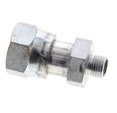 UNS 1''-14 x UNF 9/16''-18 M/F Verzinkter Stahl Reduzieradapter ORFS 400 Bar - Hydraulisch