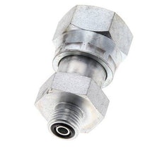 UNS 1''-14 x UNF 9/16''-18 M/F Verzinkter Stahl Reduzieradapter ORFS 400 Bar - Hydraulisch