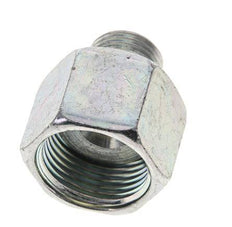 UNS 1''-14 x UN 11/16''-16 M/F Verzinkter Stahl Reduzieradapter ORFS 400 Bar - Hydraulisch