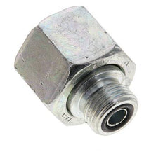 UNS 1''-14 x UN 11/16''-16 M/F Verzinkter Stahl Reduzieradapter ORFS 400 Bar - Hydraulisch