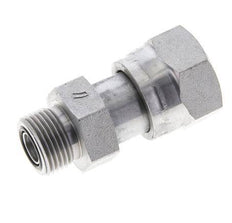 UNS 1''-14 x UN 13/16''-16 F/M Zinc plated Steel Reducing Adapter ORFS 400 Bar - Hydraulic