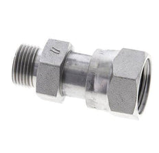 UNS 1''-14 x UN 13/16''-16 M/F Verzinkter Stahl Reduzieradapter ORFS 400 Bar - Hydraulisch