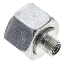UN 1-3/16''-12 x UNF 9/16''-18 M/F Verzinkter Stahl Reduzieradapter ORFS 400 Bar - Hydraulisch