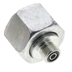 UN 1-3/16''-12 x UNF 9/16''-18 M/F Verzinkter Stahl Reduzieradapter ORFS 400 Bar - Hydraulisch