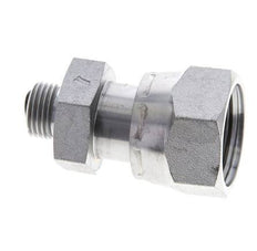 UN 1-3/16''-12 x UN 11/16''-16 M/F Verzinktes Stahl Reduzierstück ORFS 400 Bar - Hydraulisch