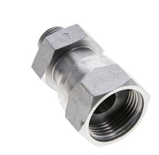 UN 1-3/16''-12 x UN 11/16''-16 M/F Verzinktes Stahl Reduzierstück ORFS 400 Bar - Hydraulisch