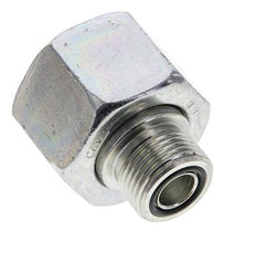 UN 1-3/16''-12 x UN 13/16''-16 M/F Verzinktes Stahl Reduzierstück ORFS 400 Bar - Hydraulisch