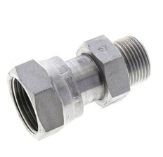 UN 1-3/16''-12 x UNS 1''-14 M/F Verzinkter Stahl Reduzieradapter ORFS 400 Bar - Hydraulisch