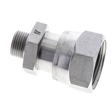 UN 1-7/16''-12 x UN 13/16''-16 M/F Verzinkter Stahl Reduzieradapter ORFS 400 Bar - Hydraulisch