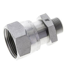 UN 1-7/16''-12 x UN 13/16''-16 M/F Verzinkter Stahl Reduzieradapter ORFS 400 Bar - Hydraulisch