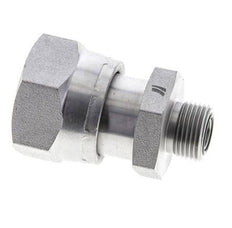 UN 1-7/16''-12 x UN 13/16''-16 M/F Verzinkter Stahl Reduzieradapter ORFS 400 Bar - Hydraulisch