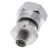UN 1-7/16''-12 x UN 13/16''-16 M/F Verzinkter Stahl Reduzieradapter ORFS 400 Bar - Hydraulisch