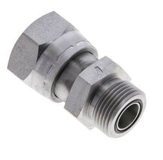 UN 1-7/16''-12 x UN 1-3/16''-12 M/F Verzinkter Stahl Reduzieradapter ORFS 400 Bar - Hydraulisch