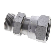 UN 1-7/16''-12 x UN 1-3/16''-12 M/F Verzinkter Stahl Reduzieradapter ORFS 400 Bar - Hydraulisch