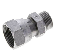 UN 1-7/16''-12 x UN 1-3/16''-12 M/F Verzinkter Stahl Reduzieradapter ORFS 400 Bar - Hydraulisch